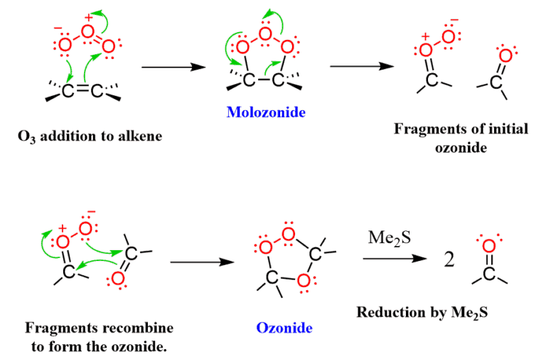 ozonolysis alkenes mechanism