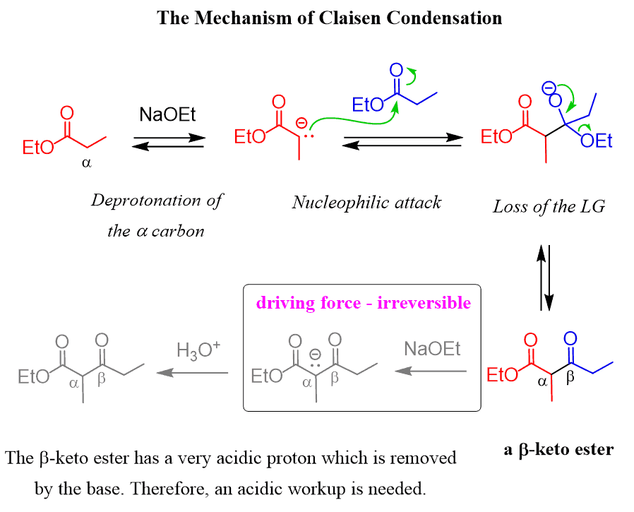 The Mechanism of Claisen Condensation