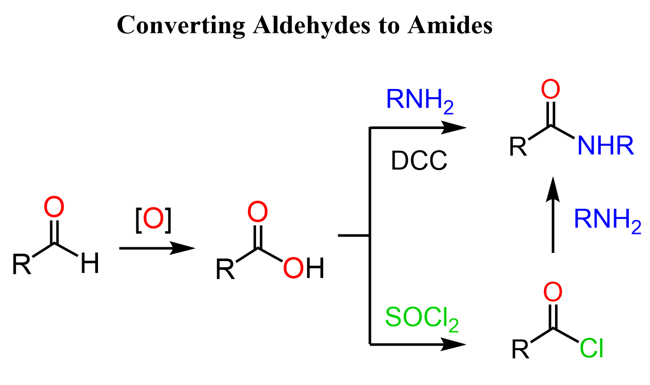 Converting Aldehydes to Amides